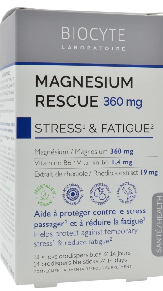 Миттєвий захист від стресу / MAGNESIUM RESCUE 360MG / Biocyte купить