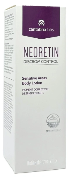 Депігментуючий лосьйон для чутливих ділянок тіла / NEORETIN Discrom Control Sensitive Areas Body Lotion / Cantabria Labs купить