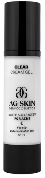 Крем-гель з азелогліцином та саліциловою кислотою / Clear Cream Gel / AG Skin