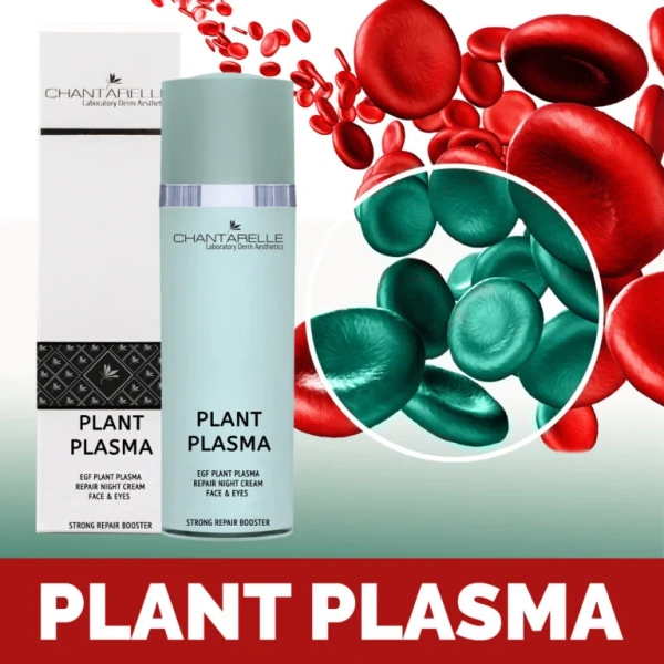 Відновлюючий ліфтингуючий нічний крем / EGF PLANT PLASMA Repair Night Cream Face & Eyes strong Repair Booster / Chantarelle купить
