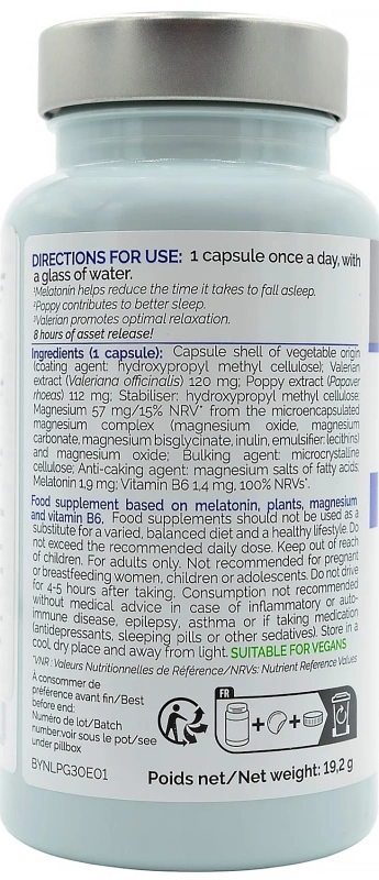 Покращує якість сну, 8-годинна форма / NOCTRIM LP / Biocyte купить