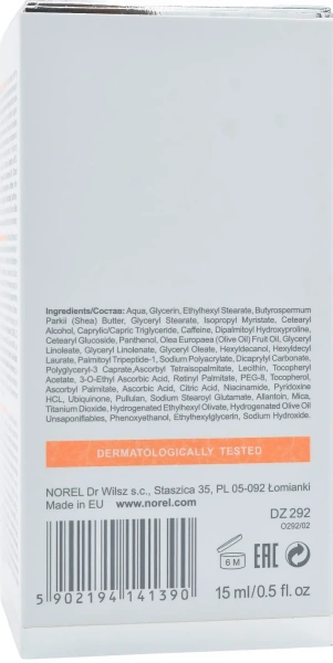 Мультивітамінний крем для очей / MultiVitamin – Brightening Eye Cream / Norel купить