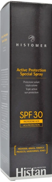 Спрей солнцезащитный SPF30 для лица тела / Active Protection Spray SPF30 / Histomer купить