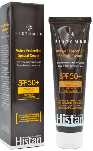 Крем сонцезахисний для обличчя і тіла / Active Protection Special Cream SPF50+ / Histomer