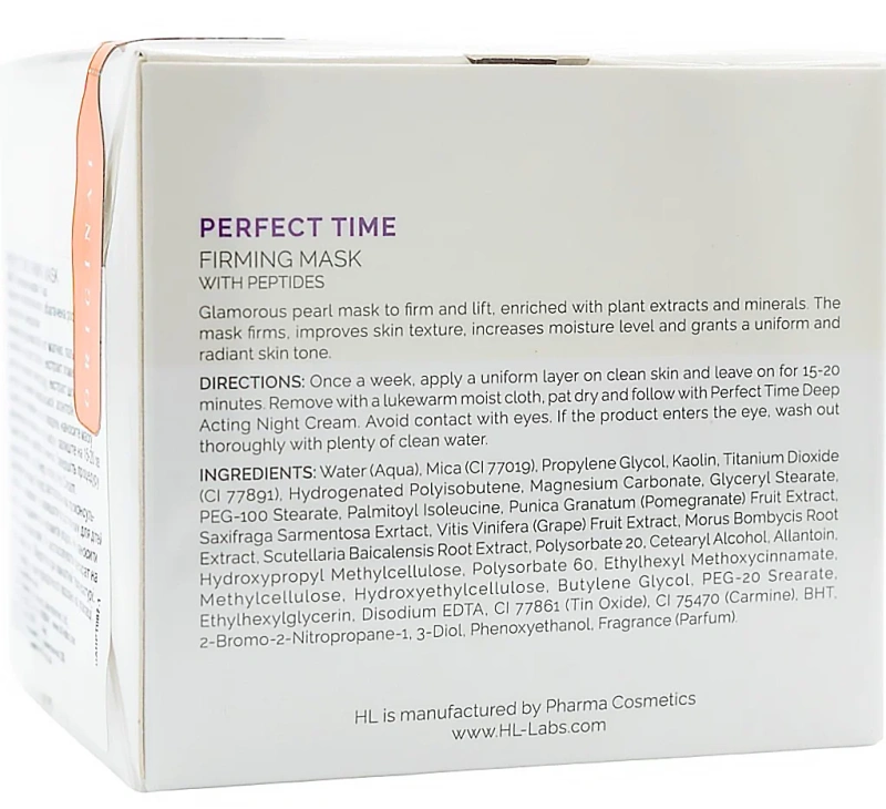 Подтягивающая маска c липопептидами / PERFECT TIME FIRMING MASK / Holy Land купить