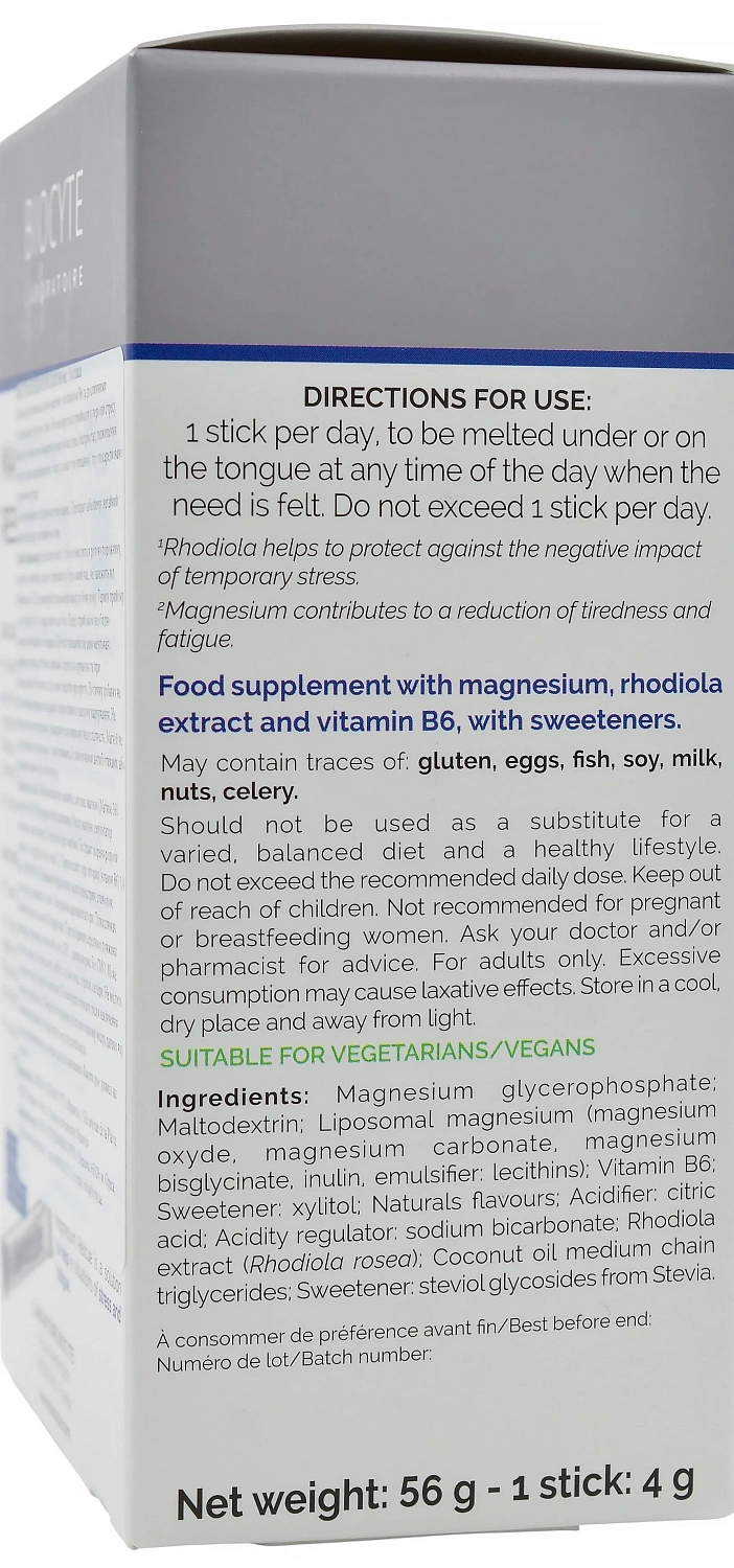 Мгновенная защита от стресса / MAGNESIUM RESCUE 360MG / Biocyte