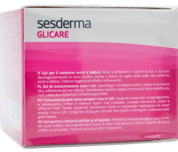 Гель-контур вокруг глаз и губ / GLICARE EYE AND LIP CONTOUR GEL / Sesderma купить