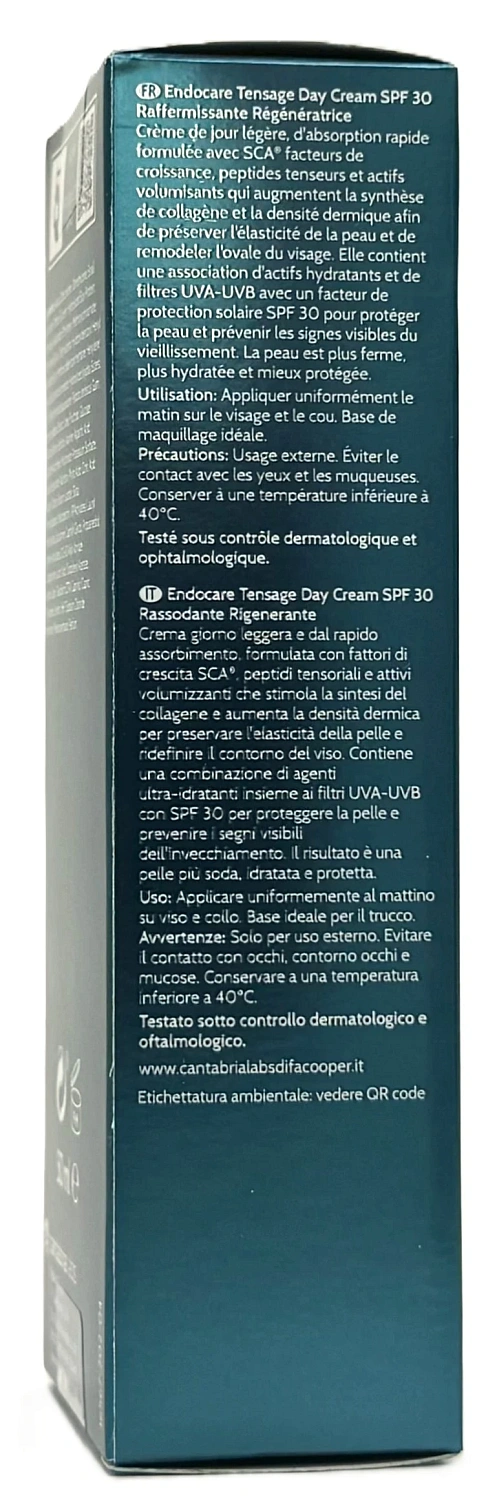 Дневной крем для нормальной и сухой кожи лица / Endocare Tensage Day Cream SPF 30 / Cantabria Labs