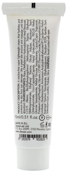 Крем-фильтр Люминос суперлегкий для сияния SPF50 / Advanced Luminous SPF50 / DECAAR