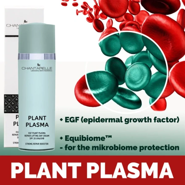 Відновлюючий денний крем SPF20 / EGF PLANT PLASMA Repair Lifting Day Cream SPF 20 UVA/UVB Strong Repair Booster / Chantarelle купить