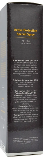 Сонцезахисний спрей SPF30 для обличчя та тіла / Active Protection Spray SPF30 / Histomer купить
