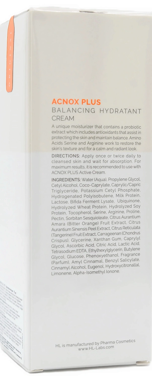 Увлажняющий крем для проблемной кожи с акне / ACNOX HYDRATANT CREAM / Holy Land