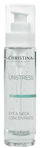 Концентрат для шкіри навколо очей та шиї / Unstress / CHRISTINA