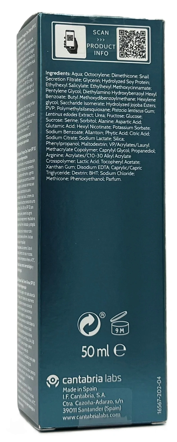 Дневной крем для нормальной и сухой кожи лица / Endocare Tensage Day Cream SPF 30 / Cantabria Labs