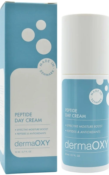 Щоденний захисний крем, що запобігає втраті вологи / Peptide Day Cream / DermaOxy