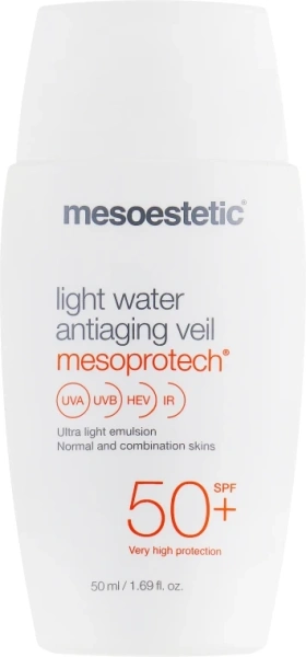 Легкая антивозростная сыворотка вуаль /  Light water antiaging veil  SPF50+ / Mesoestetic купить