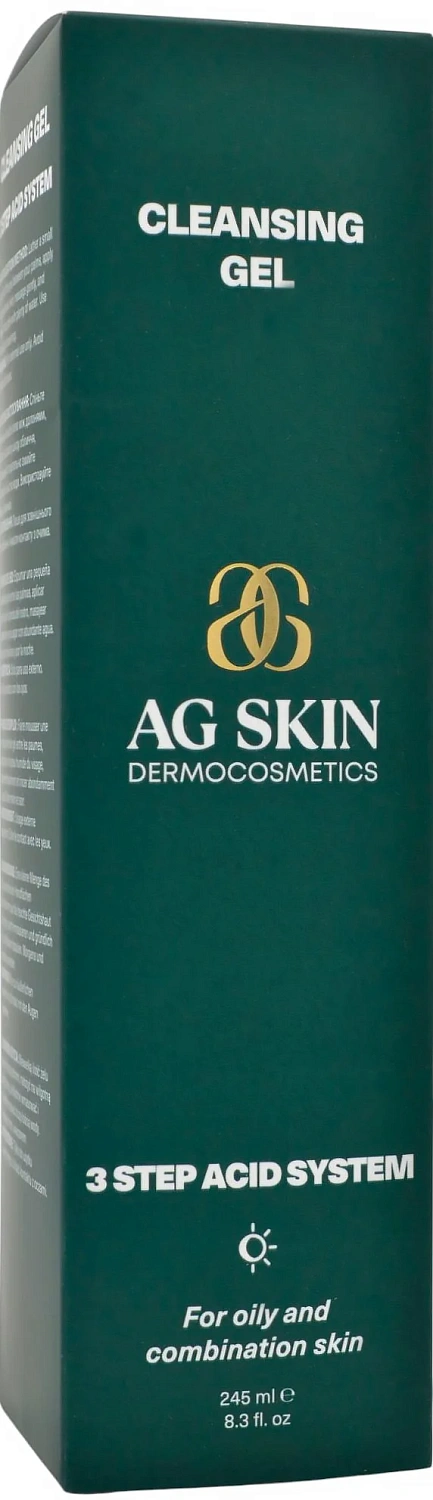 Очищающий гель с миндальной кислотой / Cleansing gel mandelic acid / AG Skin