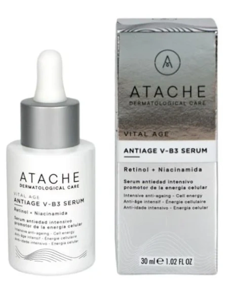 Відновлююча сироватка з ретинолом та ніацинамідом / Retinol Vital Age Serum Antiage V-B3 / Atache