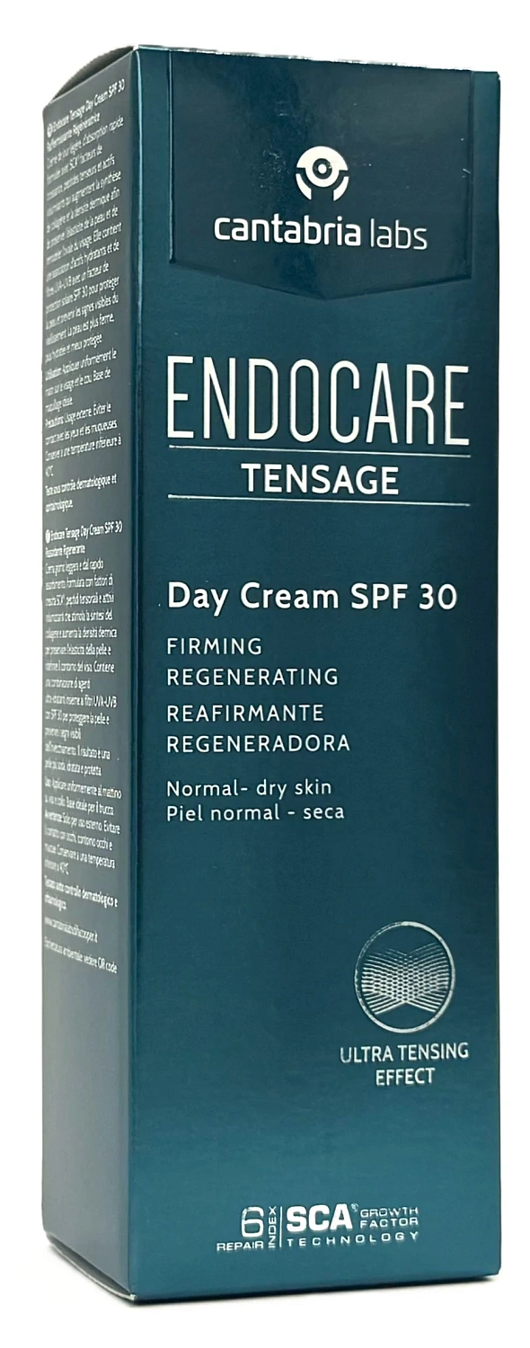 Дневной крем для нормальной и сухой кожи лица / Endocare Tensage Day Cream SPF 30 / Cantabria Labs
