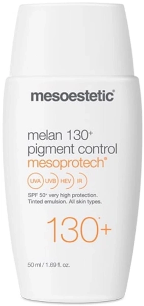 Тональний сонцезахисний крем пігмент контроль / Melan 130+ pigment control SPF50 / Mesoestetic купить