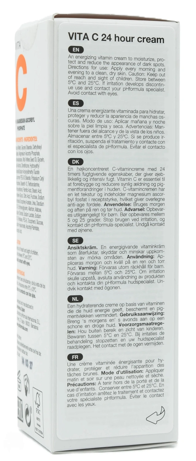 Крем с вит. C / VITA C 24 hour cream / pHformula