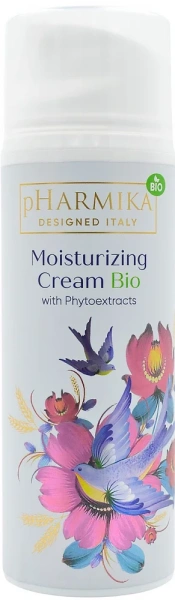 Зволожуючий біокрем з фітоекстрактами / Moisturizing biocream with medical extracts / pHarmika