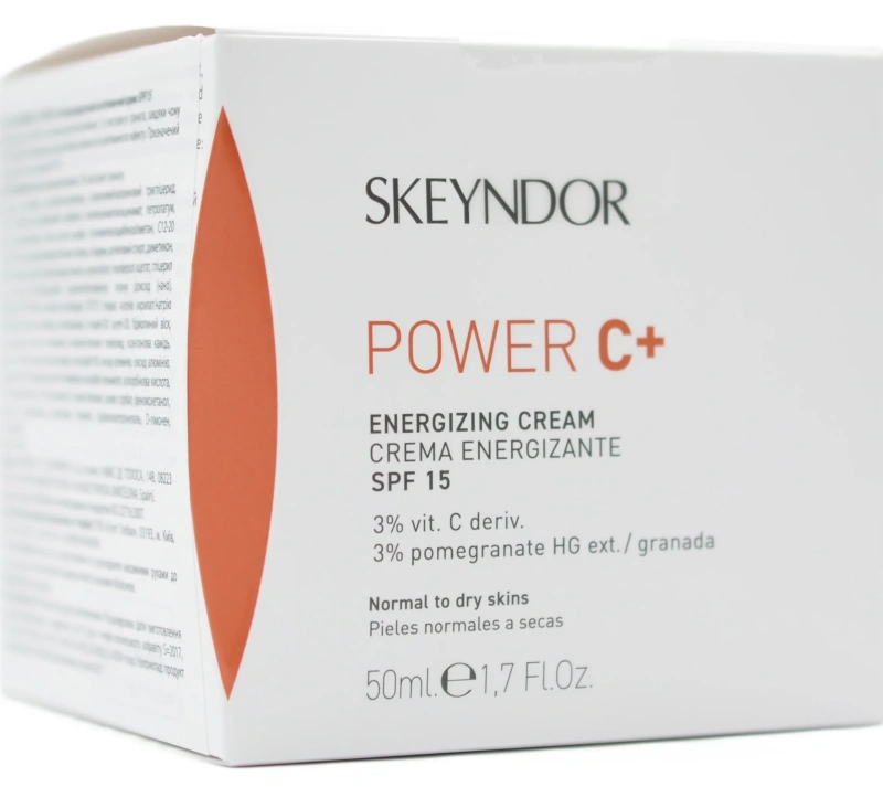 Антиоксидантный осветляющий крем SPF15 / Power C+ Energizing cream SPF15 / Skeyndor купить
