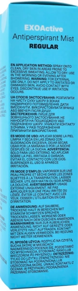 Мультифункциональная антипотовая жидкость / EXOActive Antiperspirant Mist / AG Skin купить