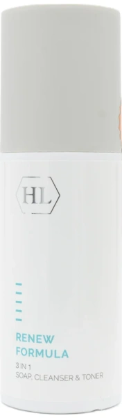 Балансуюча емульсія 3 в 1 / RENEW Formula 3 IN 1 SOAP, CLEANSER & TONER / Holy Land