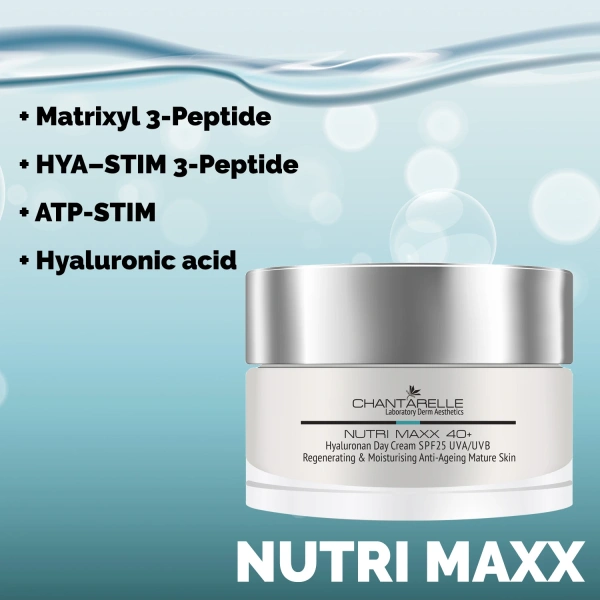 Дневной крем с пептидами и гиалуроновой кислотой SPF25 / Hyaluronan Day Cream SPF25 UVA/UVB Anti-Ageining Regenerating & Moisturising / Chantarelle купить
