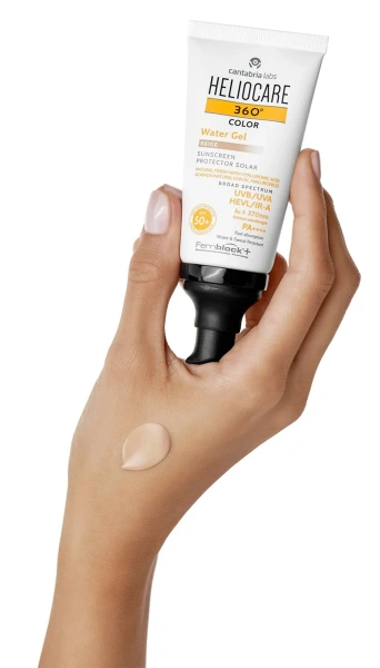 Солнцезащитный увлажняющий водный гель с тоном / HELIOCARE 360 WATER GEL COLOR SPF50+ BEIGE / Cantabria Labs купить