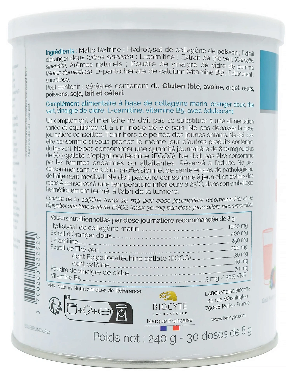 Похудение и эластичность кожи / LE BRULEUR AU MOROSIL / Biocyte