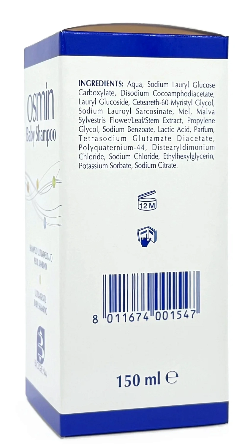 Шампунь ультрамягкий для частого использования / Osmin BABY SHAMPOO / Biogena