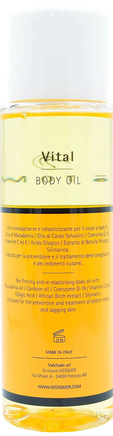 Масло от растяжек / VITAL BODY OIL / Histomer