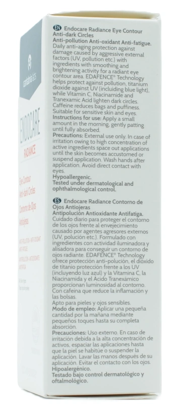 Контур-крем вокруг глаз против темных кругов / ENDOCARE RADIANCE EYE / Cantabria Labs купить