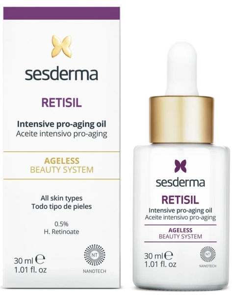 Олія для інтенсивного догляду, що омолоджує / Retisil Intensive pro-aging oil / Sesderma