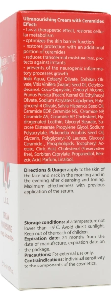 Ультрапитательный крем с церамидами / L. C. C. CREAM NOURISHING omega & ceramides ph – 6,0 -7,0 /  Medactive купить
