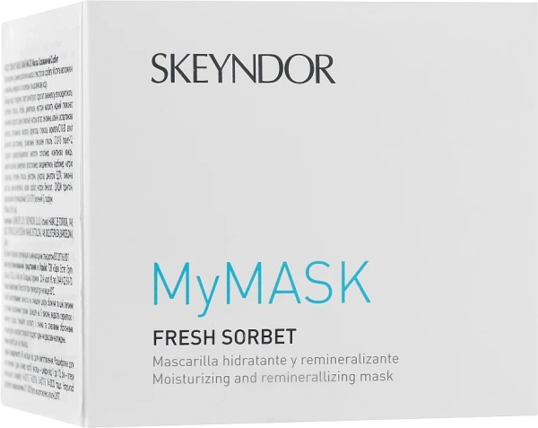 Мінералізуюча та зволожуюча маска Освіжаючий сорбет / MyMask Fresh Sorbet Mineralising and moisturising mask / Skeyndor купить
