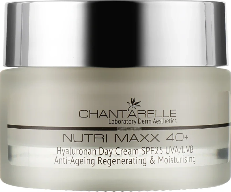 Денний крем з пептидами і гіалуроновою кислотою SPF25 / Hyaluronan Day Cream SPF25 UVA / UVB Anti-Ageining Regenerating & Moisturising / Chantarelle купить