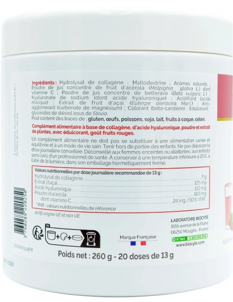 Бустер, колаген 7 г + ГК + вітаміни / Collagen Max Superfruits / Biocyte купить