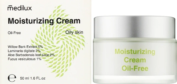 Увлажняющий крем для жирной кожи / Moisturizing Cream Oil-Free Oily skin / MEDILUX купить