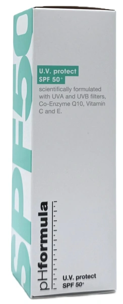 Солнцезащитный крем с SPF50+ UVA/UVB / U.V. protect SPF 50+ / pHformula купить