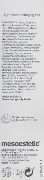 Легкая антивозростная сыворотка вуаль /  Light water antiaging veil  SPF50+ / Mesoestetic купить