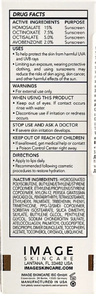 Відновлюючий бальзам для губ SPF15/MD Restoring Post Treatment Lip Enhancement SPF15/Image Skincare купить