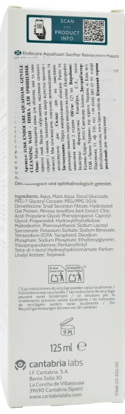 Делікатна очищуюча пінка для обличчя Endocare / ENDOCARE AQUAFOAM LIMP FAC / Cantabria Labs купить