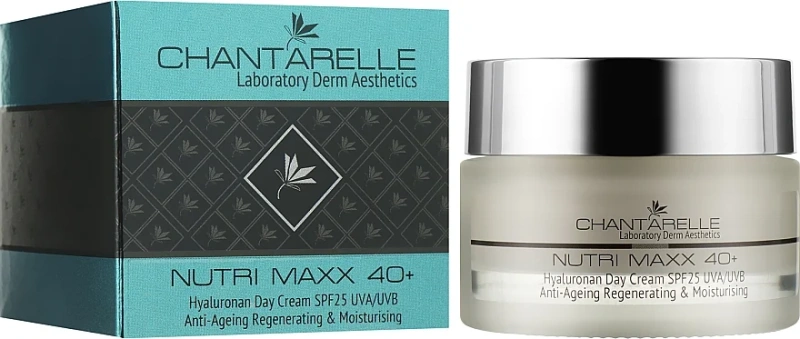 Денний крем з пептидами і гіалуроновою кислотою SPF25 / Hyaluronan Day Cream SPF25 UVA / UVB Anti-Ageining Regenerating & Moisturising / Chantarelle купить
