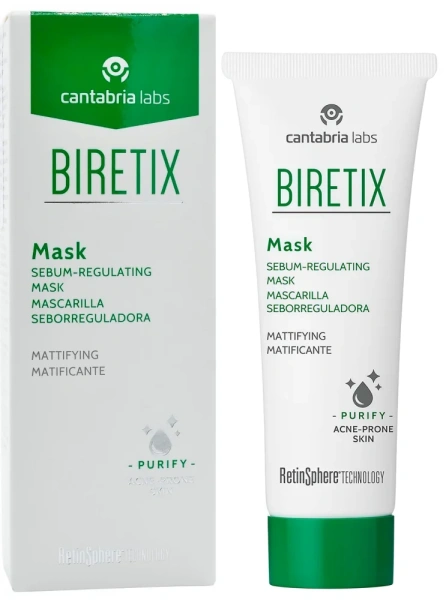 Очищувальна маска для комбінованої та жирної шкіри / BIRETIX MASK / Cantabria Labs купить