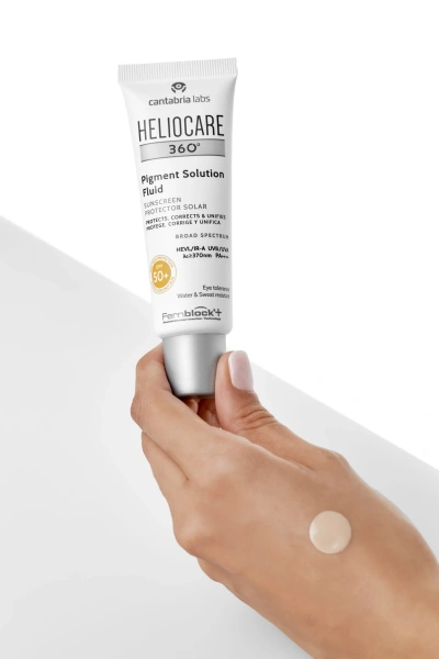 Сонцезахисний флюїд для шкіри з гіперпігментацією / HELIOCARE 360º PIGMENT SOLUT / Cantabria Labs купить