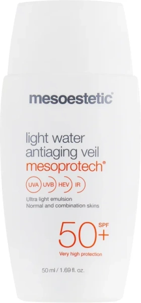 Легка антивікова сироватка вуаль /  Light water antiaging veil  SPF50+ / Mesoestetic купить