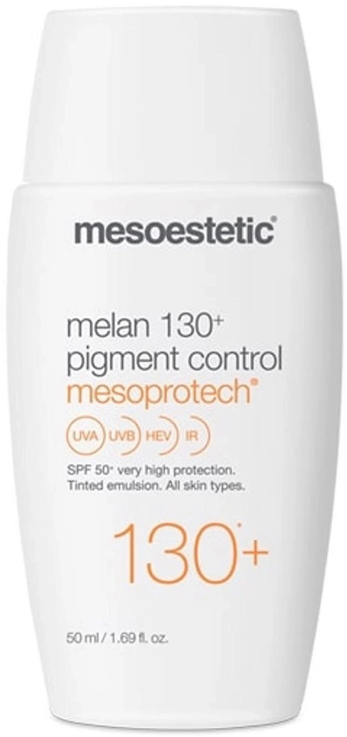 Тональный солнцезащитный крем пигмент контроль / Melan 130+ pigment control SPF50 / Mesoestetic